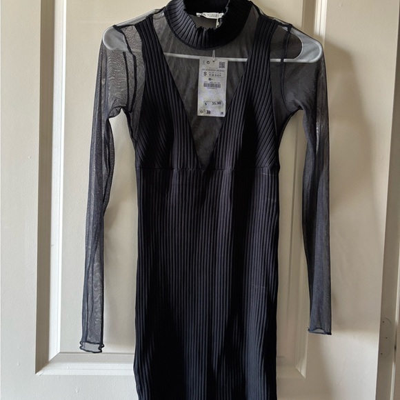 COMBINATION TULLE DRESS - ZARA - Picture 2 of 9